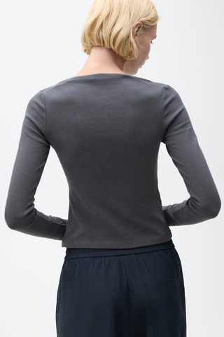 T-shirt slim - Anthracite