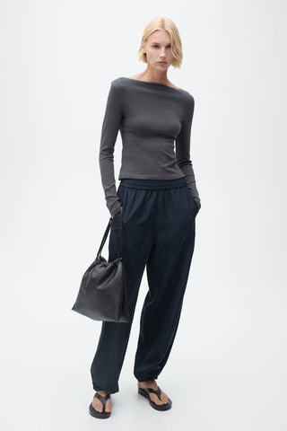 T-shirt slim - Anthracite