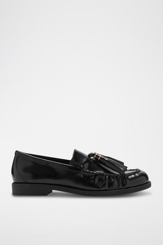 Mocassins en cuir - Noir