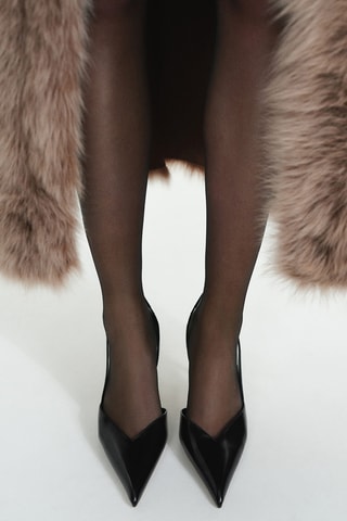 Escarpins en cuir - Noir