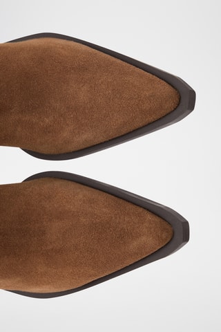 Bottines en cuir - Marron