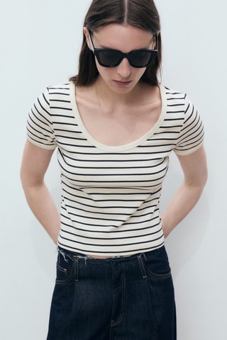 T-shirt - Blanc cassé