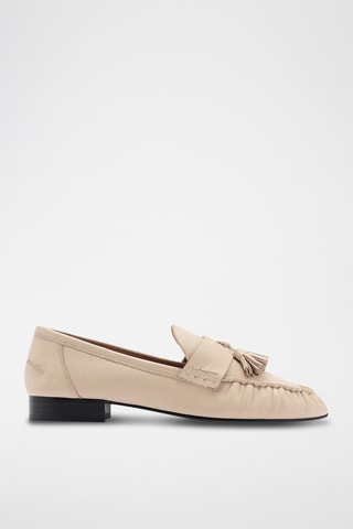 Mocassins en cuir de chèvre - Beige