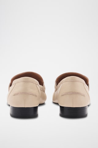 Mocassins en cuir de chèvre - Beige