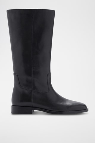 Bottes en cuir - Noir