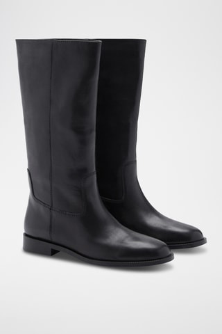 Bottes en cuir - Noir