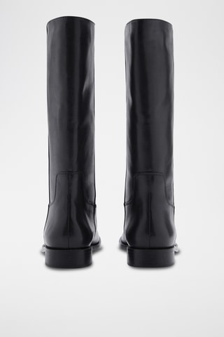 Bottes en cuir - Noir
