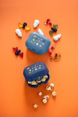 2 boîtes à bêtises Mini Halloween - 10 x 8,5 x 5,2 cm