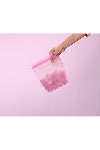 Trousse de conservation en silicone Ultimate - Rose
