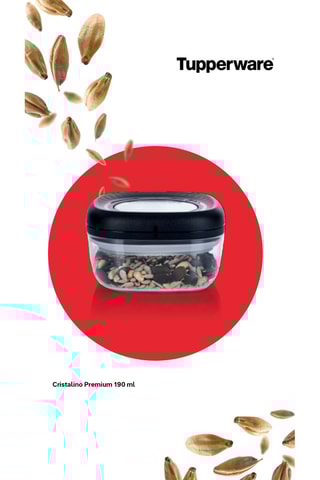 Boîte de conservation avec courvercle en silicone - 180 ml