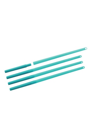 3 pailles Eco Straw - Turquoise