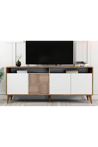 Bahut 4 portes  - 180 x 78,6 x 35 cm