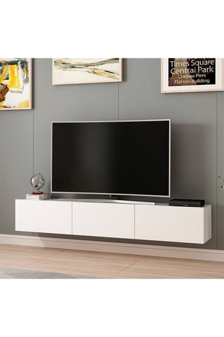 Meuble TV 3 portes - 180 x 30 x 32 cm
