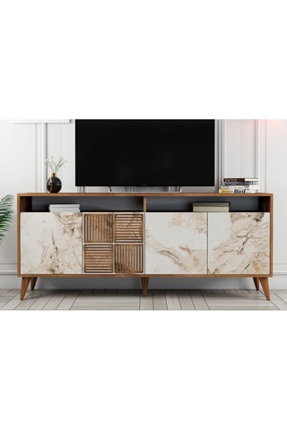 Bahut 4 portes - 180 x 78,6 x 35 cm