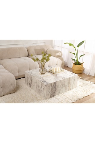 Table basse - 90 x 35 x 90 cm