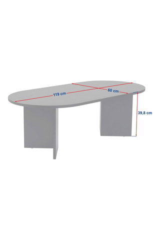 Table basse Sable - 119 x 39,8 x 60 cm