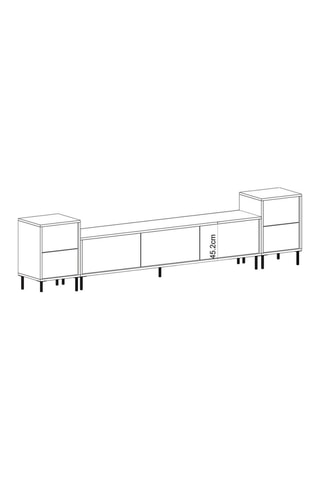 Meuble TV Imaj - 3 pièces