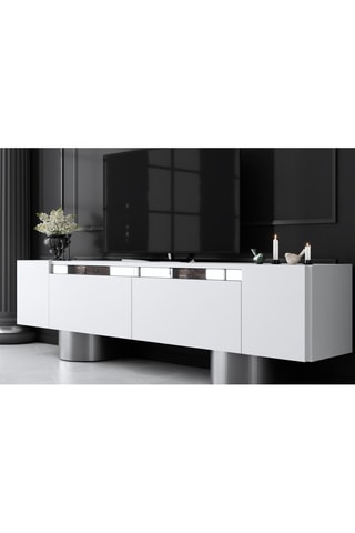 Meuble TV Bohem 2 abattants  - 180 x 30 x 50 cm