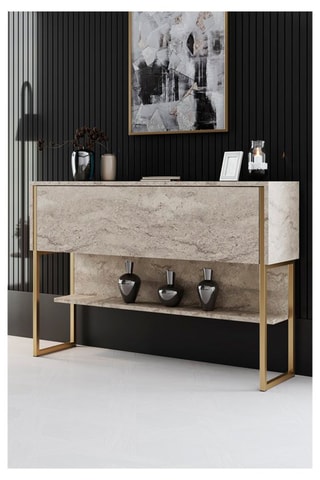 Console 1 tiroir - 120 x 80 x 30 cm