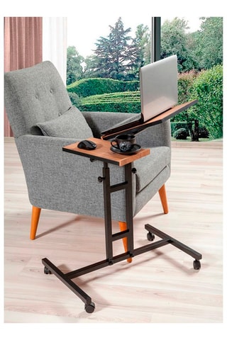 Bureau nomade réglable - 58 x 45,5 x 62-87 cm