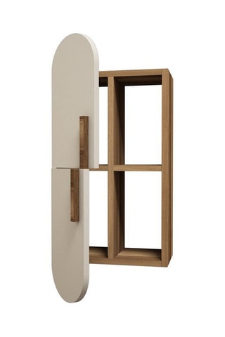 Etagère murale 2 niveaux Rose - 35 x 60 x 22 cm