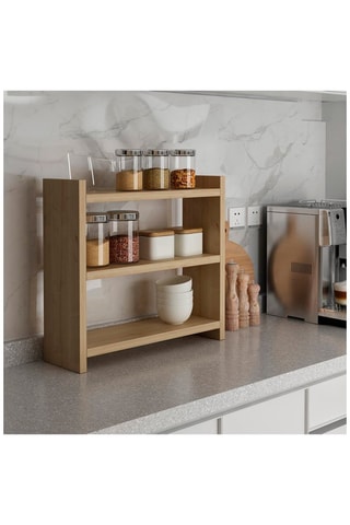 Etagère de cuisine murale 3 niveaux - 44 x 10 x 40 cm