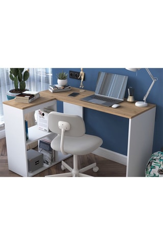 Bureau 4 niches Hattem - 120 x 74,8 x 96 cm