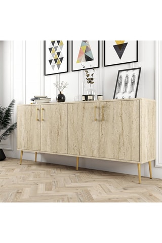 Console 4 portes - 180 x 35 x 78 cm