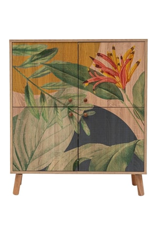 Meuble de rangement 4 portes Multilüx Saka - 95 x 111 x 36 cm