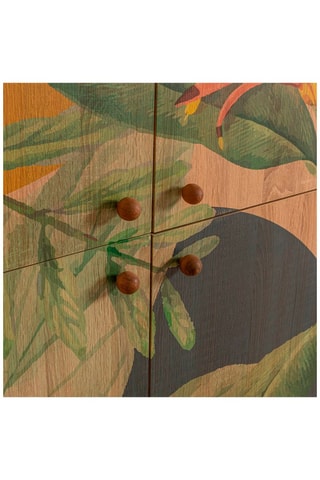 Meuble de rangement 4 portes Multilüx Saka - 95 x 111 x 36 cm