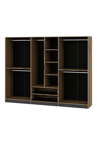 Armoire 10 portes Elina - 277 x 208 x 52 cm