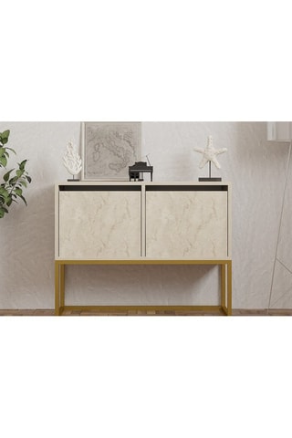 Console 2 abattants Zermat - 90 x 70 x 34 cm