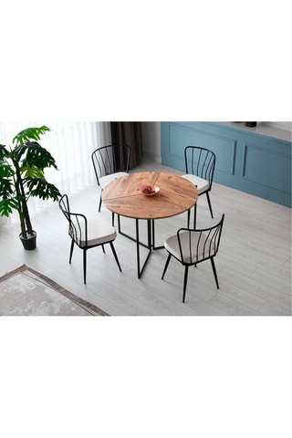 Table à manger pliable  - 100 x 100 x 72 cm