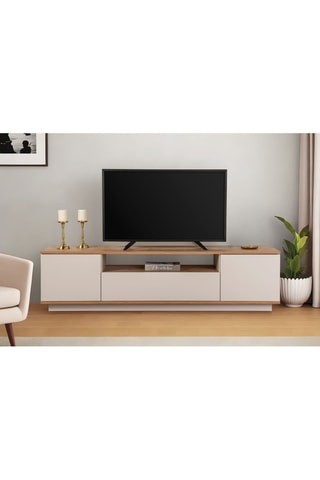 Meuble TV 3 abattants Veramont  - 180 x 44,6 x 44,5 cm