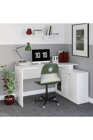 Bureau 2 portes Basak Calisma Masari - 130 x 74 x 105 cm