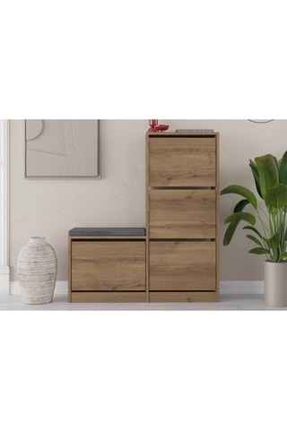 Meuble à chaussures Dude - 105 x 118,5 x 26 cm