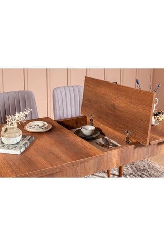 Table extensible Vina - 130/165 x 75 x 80 cm