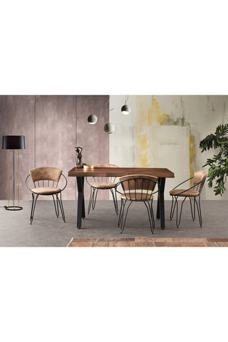 2 chaises - 60 x 50 x 76,5 cm