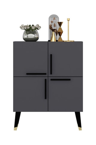 Commode 4 portes Makro  - 70 x 90 x 35 cm