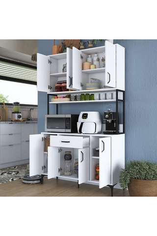 Buffet de cuisine JE127 -2984 - 120 x 198,6 x 38 cm