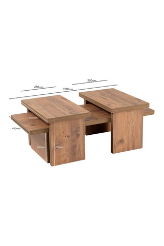 Table basse Sanctuary - 110 x 41,5 x 45 cm