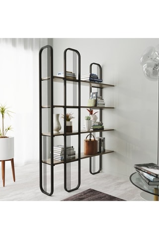 Bibliothèque - Noir et marron