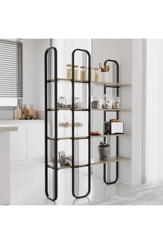 Bibliothèque - Noir et marron