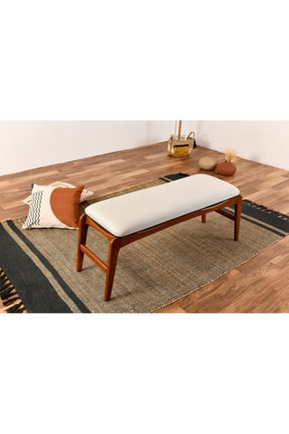 Banc - Marron et beige