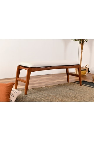 Banc - Marron et beige