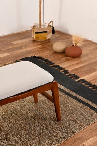 Banc - Marron et beige