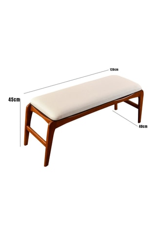 Banc - Marron et beige