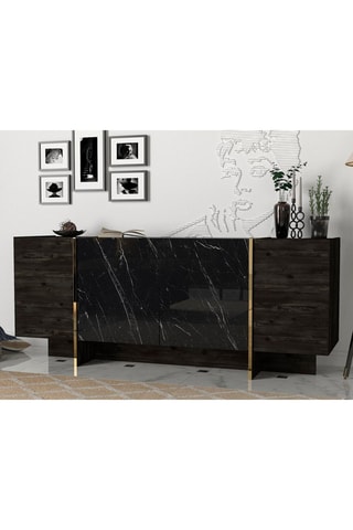 Buffet 4 portes - 180 x 44,8 x 75,5 cm