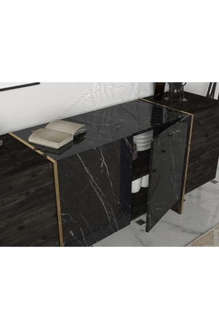 Buffet 4 portes - 180 x 44,8 x 75,5 cm