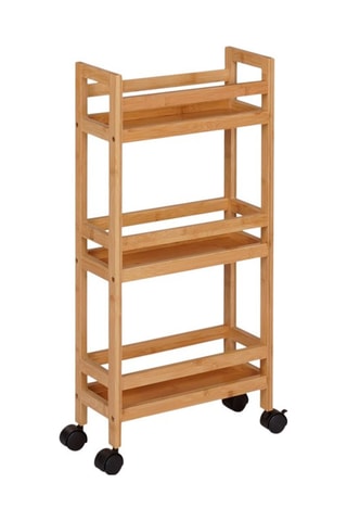 Mueble auxiliar de 3 niveles de bambú Maya